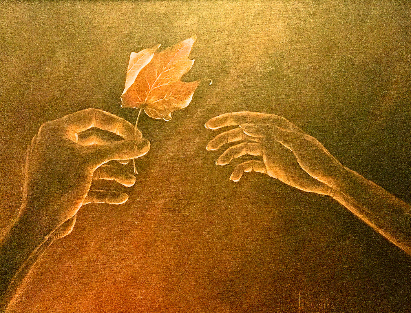 A Leaf for You My Love by Jim Demetro